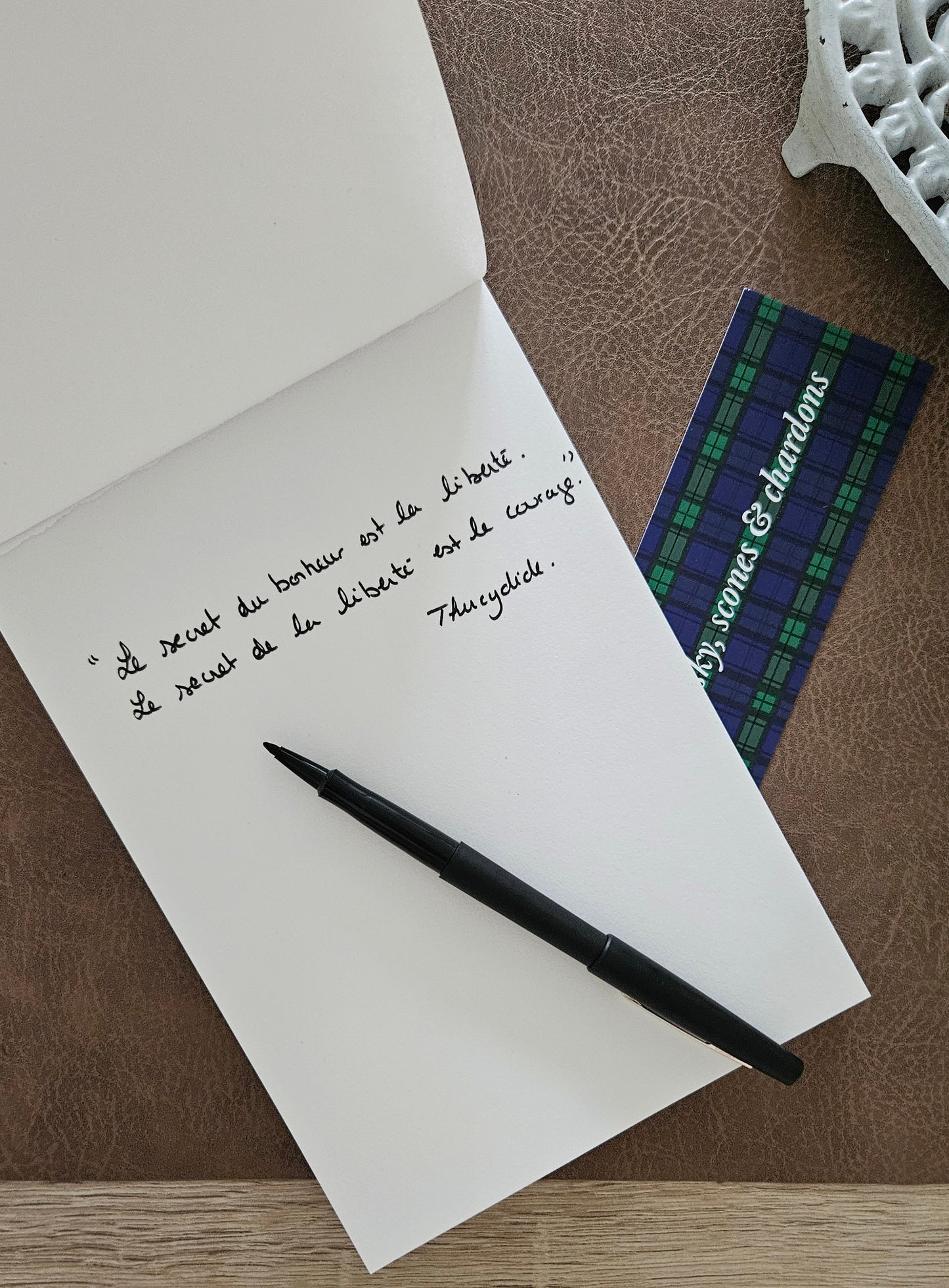 Bloc-Notes "My heart belongs to Scotland"