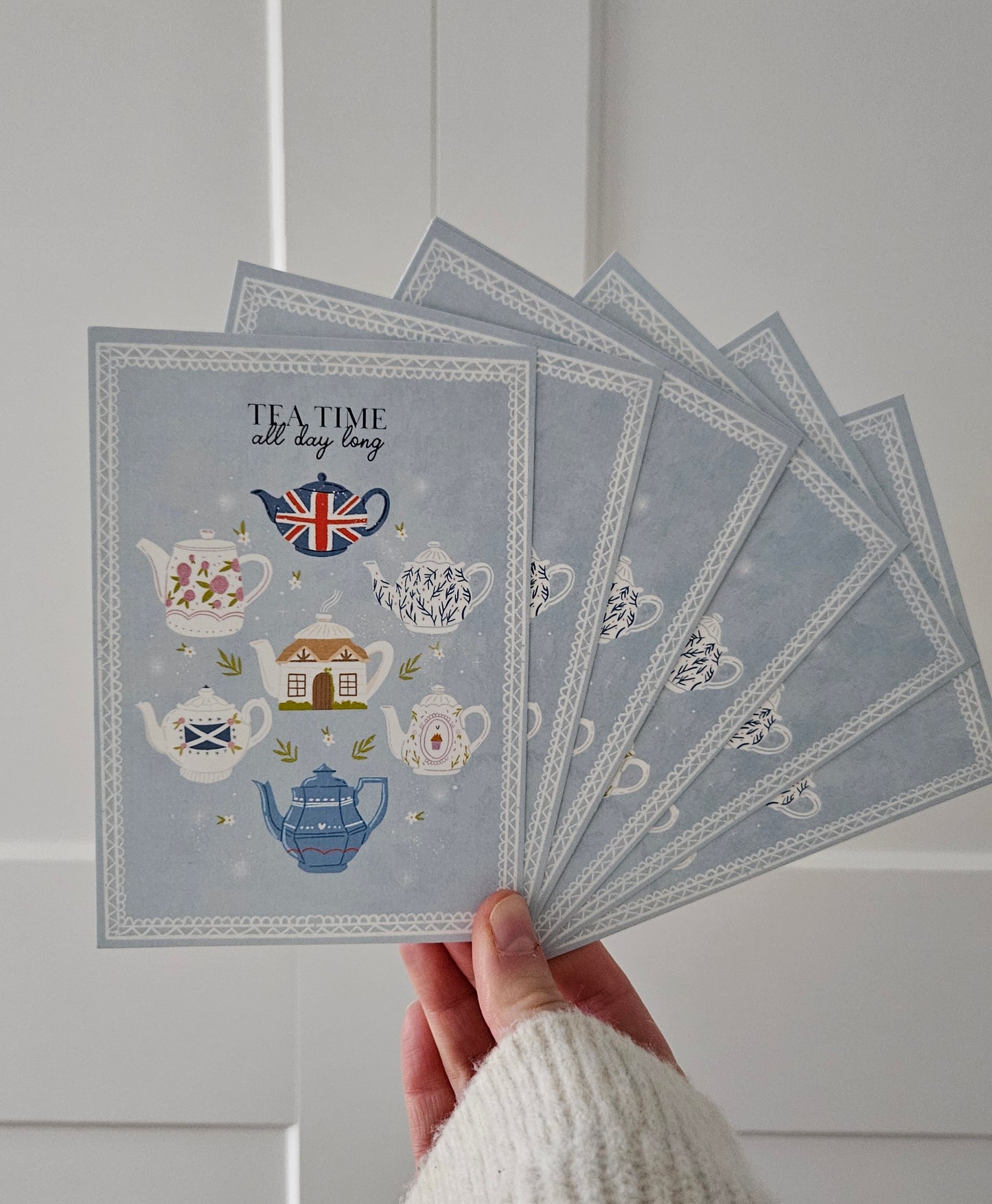 Carte postale Théières
