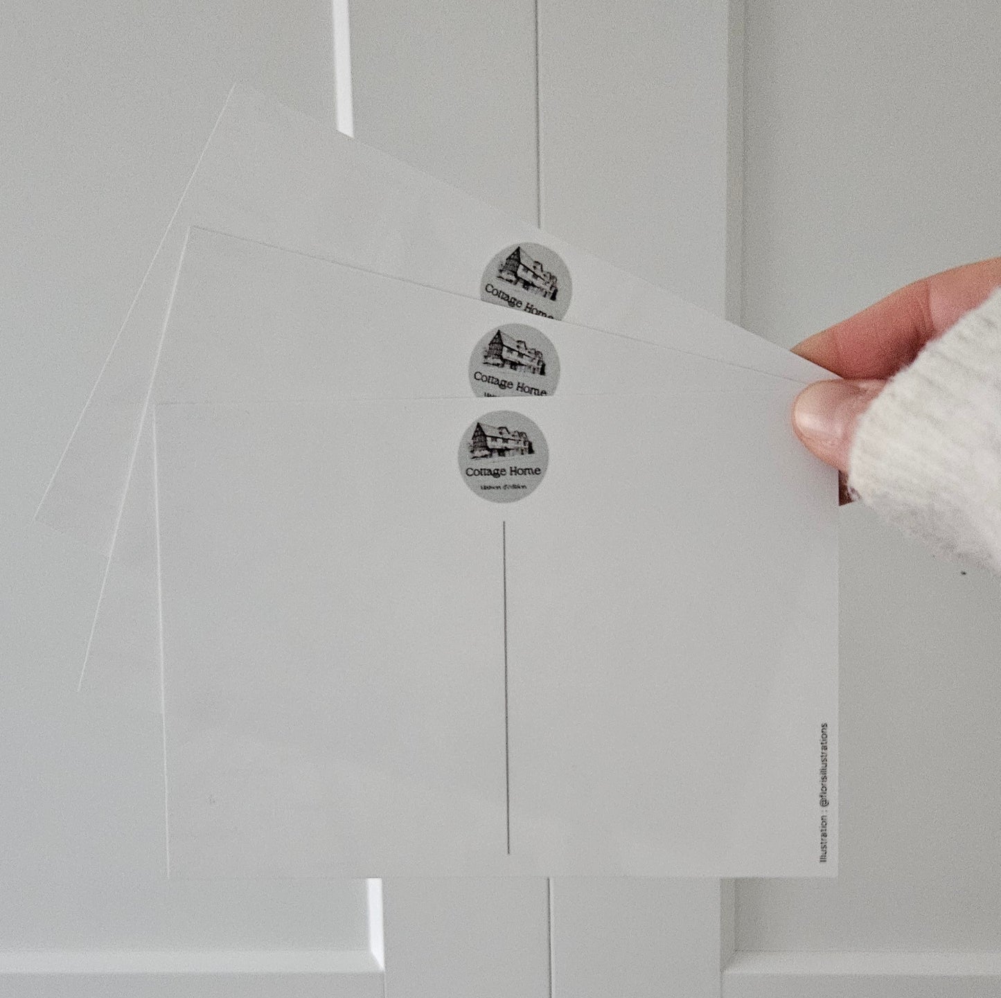 Carte postale Recette Quiche Lorraine d'Alba Scott