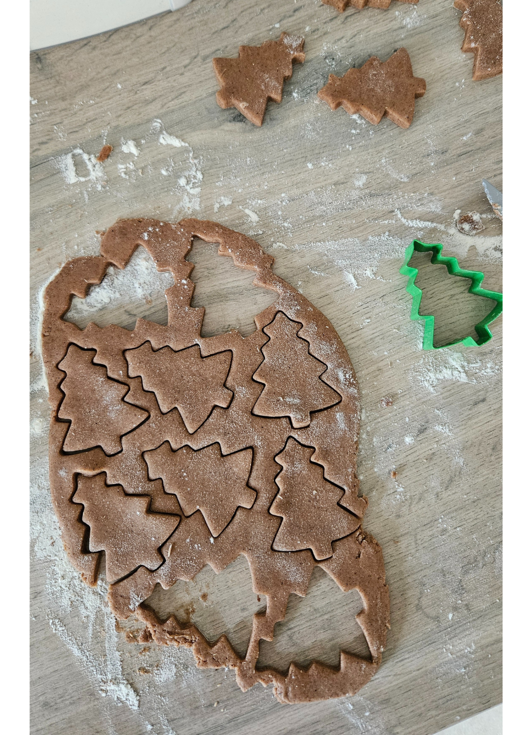 Carte Postale Recette biscuits de Noël