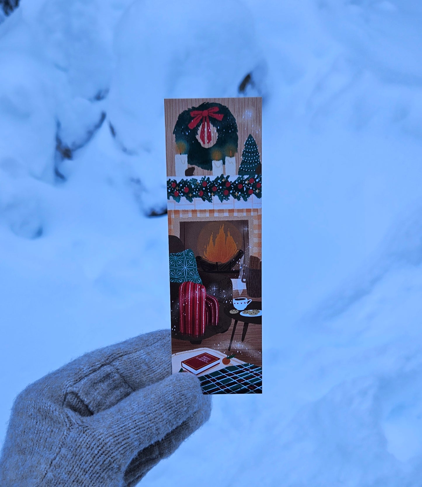 Marque-pages Cottage d'Hiver