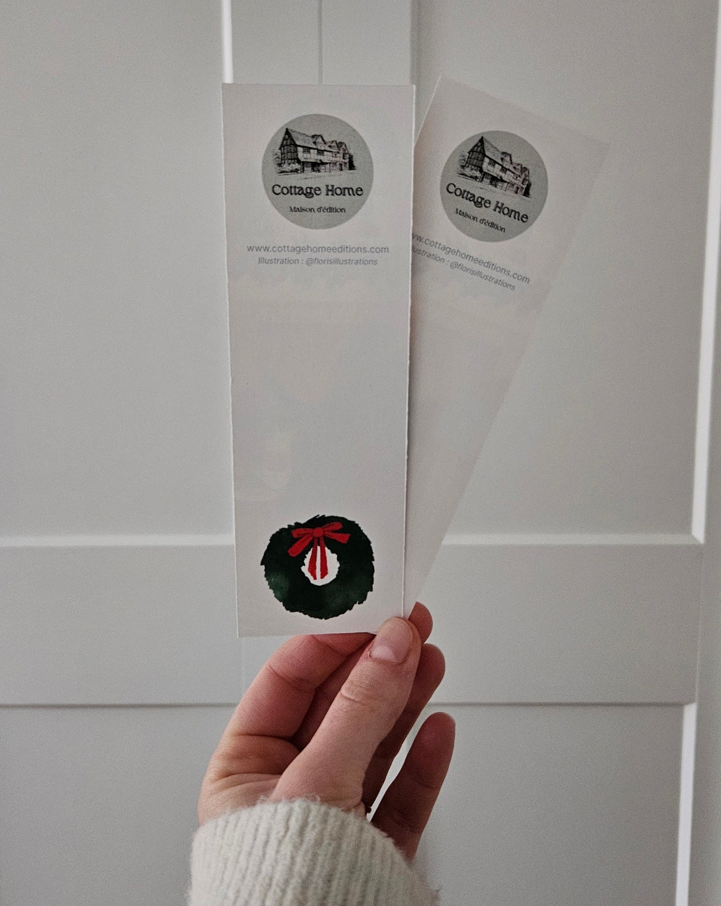 Marque-pages Cottage d'Hiver