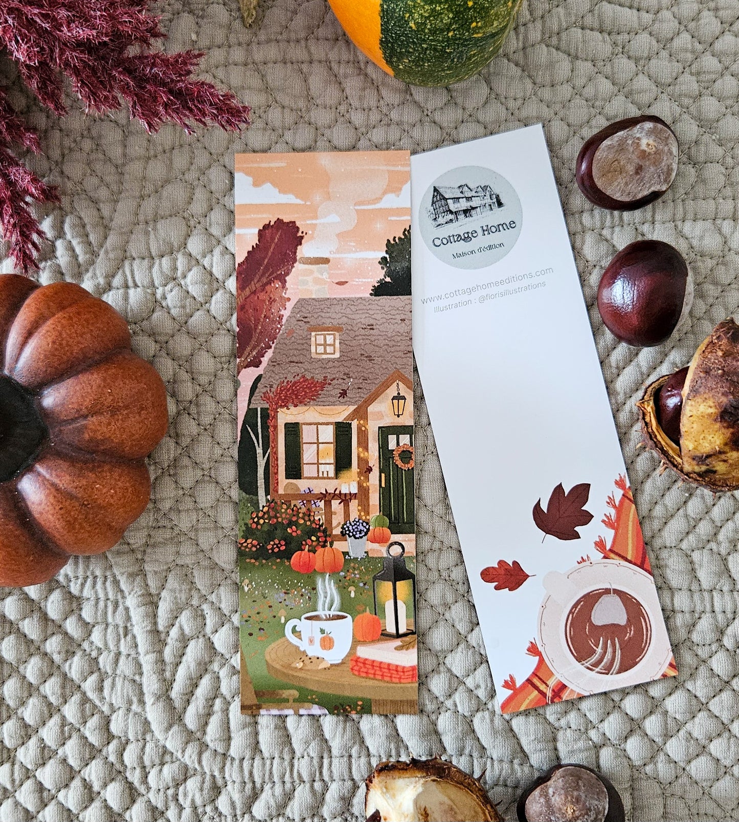 Marque-pages Cottage d'Automne