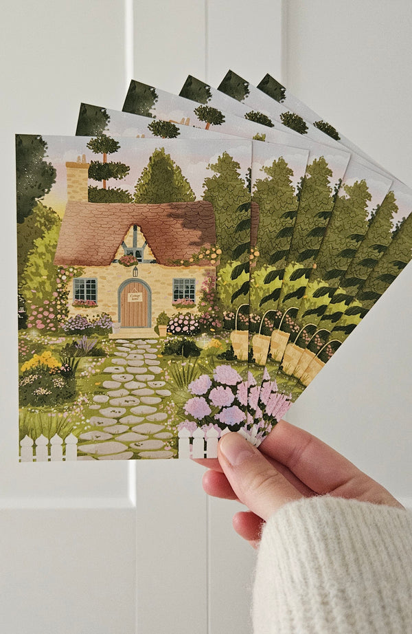 Carte postale Cottage anglais – Cottage home