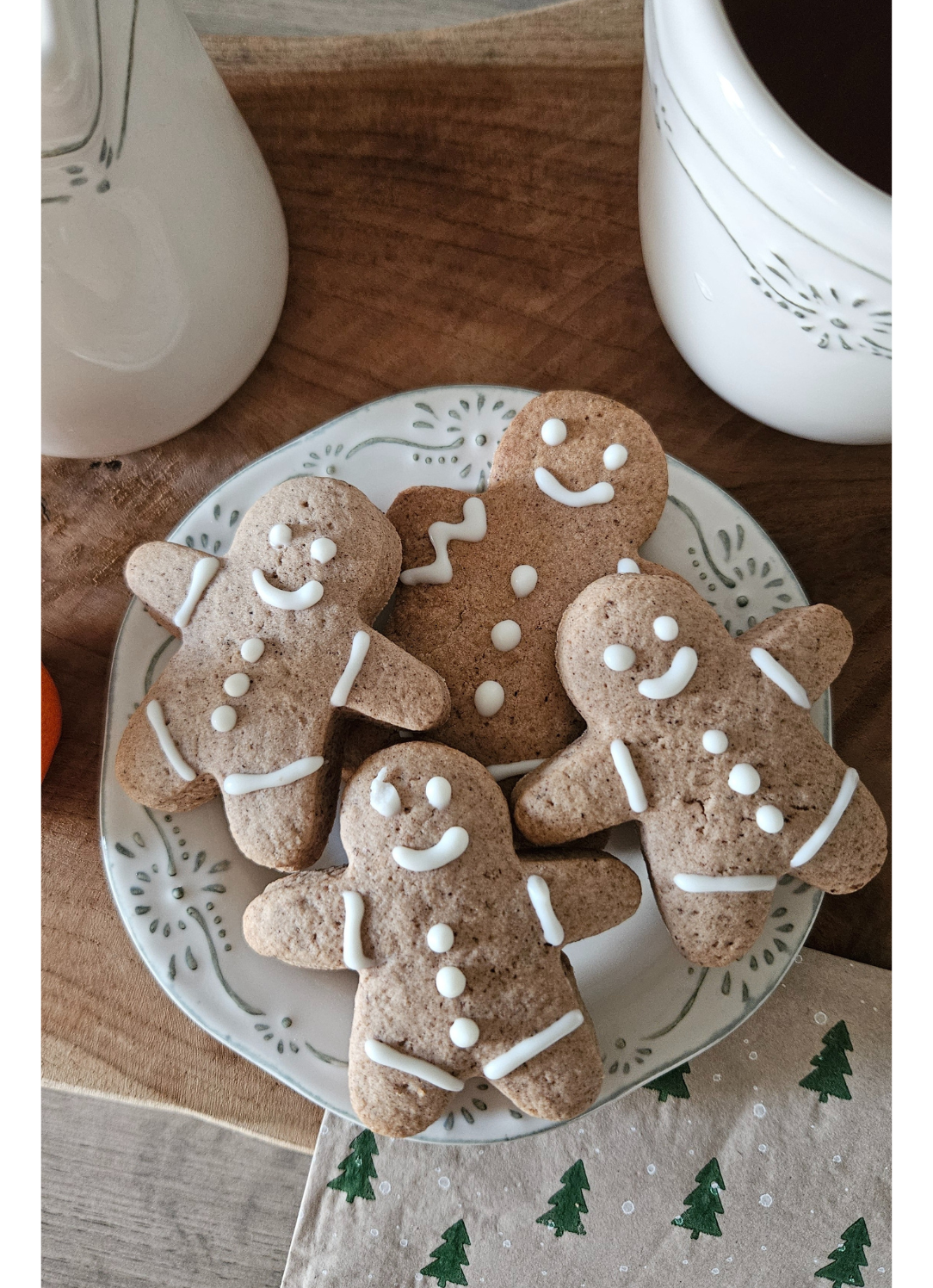 Carte Postale Recette biscuits de Noël