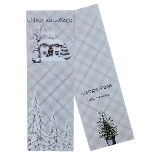 Marque-page "L'hiver au cottage"