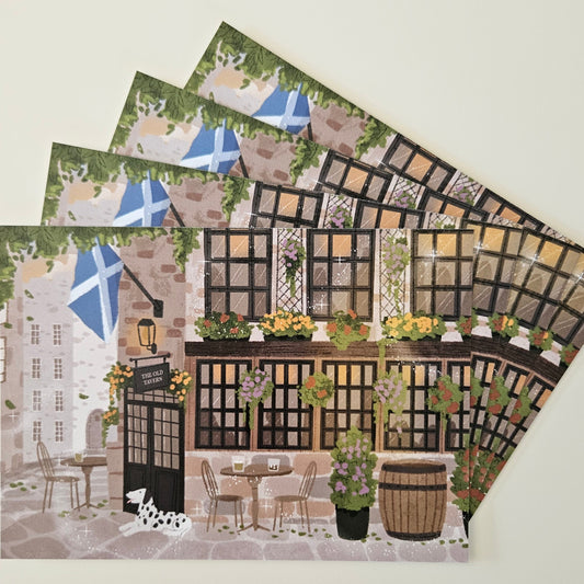 Carte postale Pub écossais